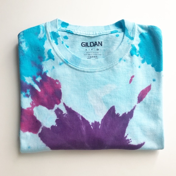 Tie Dye T-Shirt 100% Cotton Small - Picture 2 of 6